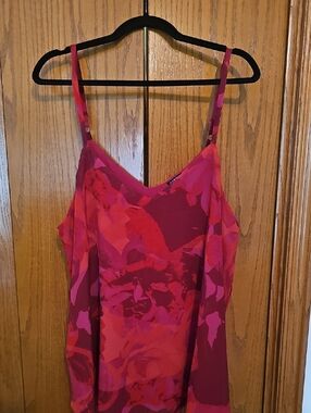 torrid Red & Pink Floral Cami Tank Top